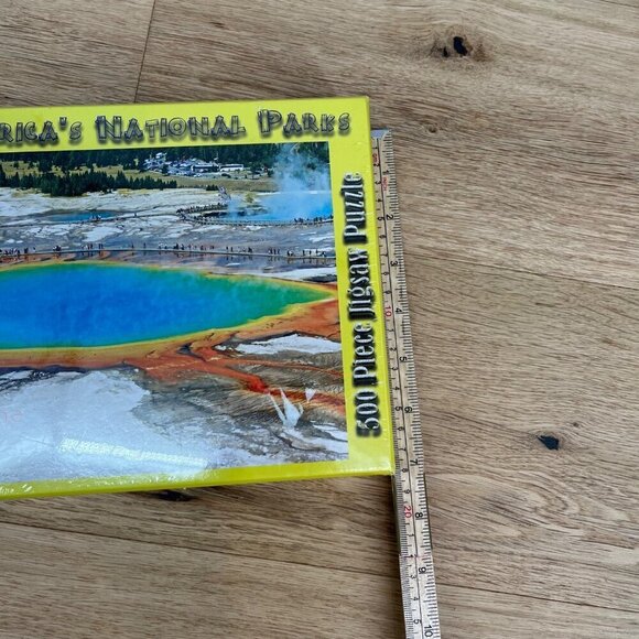Americas National Parks 500 Piece Jigsaw Puzzle Yellowstone Spring NEW SEALED - Picture 6 of 9